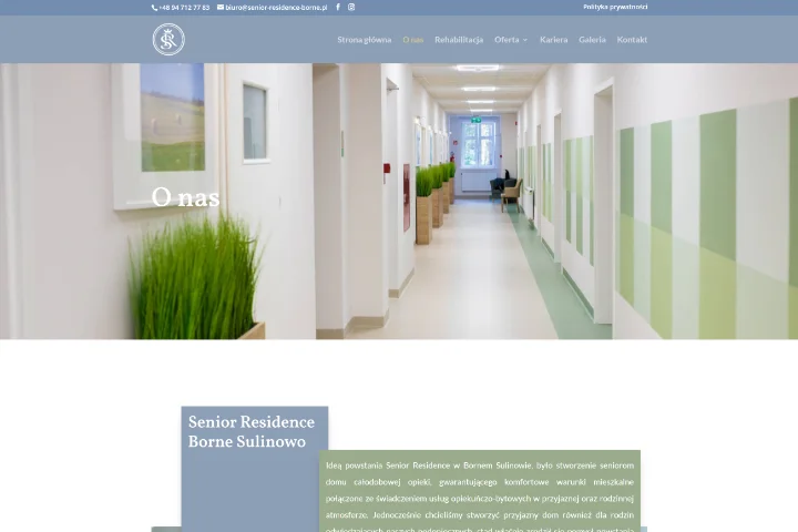strona www.senior-residence-borne.pl